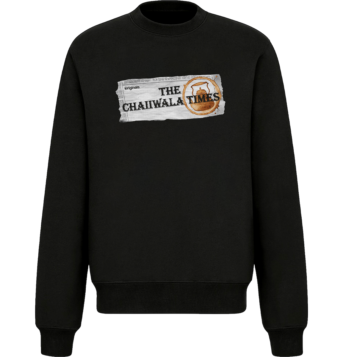 The Chaiiwala Times Sweatshirt - Black