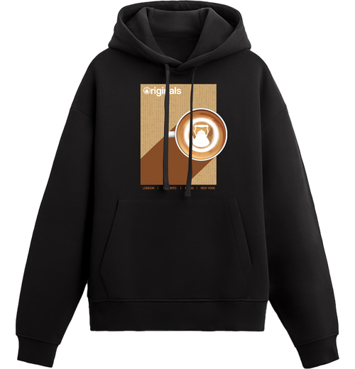 Across The Globe Hoodie - Black
