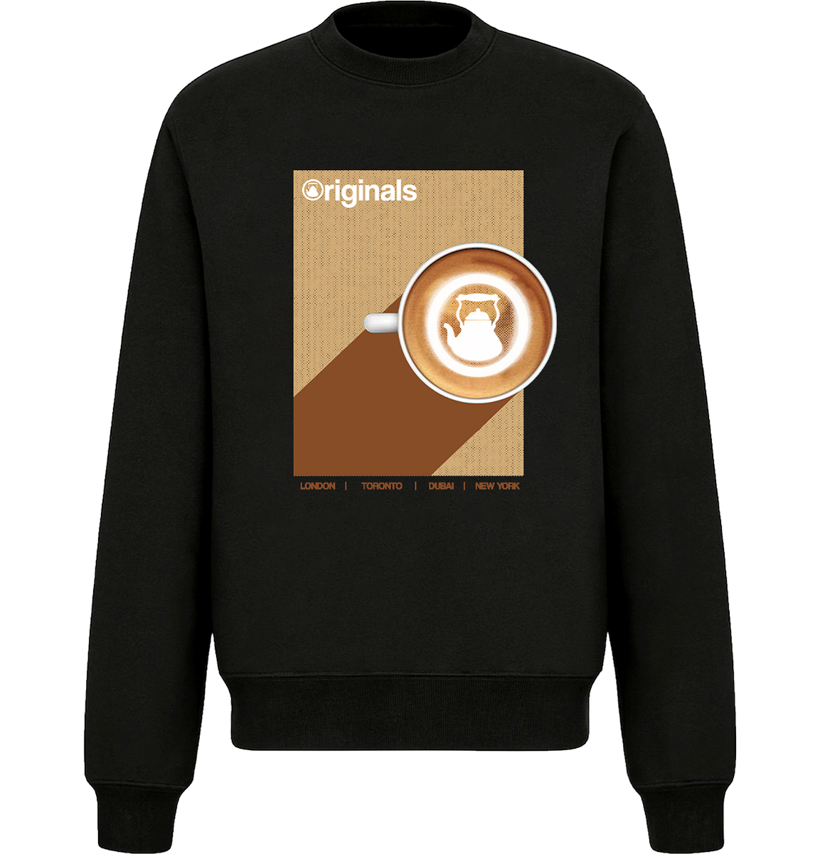 Across The Globe Sweatshirt - Black
