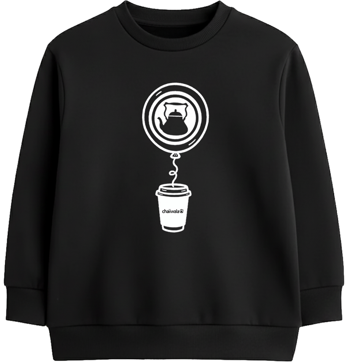 Wala Kids Balloon Sweatshirt - Black