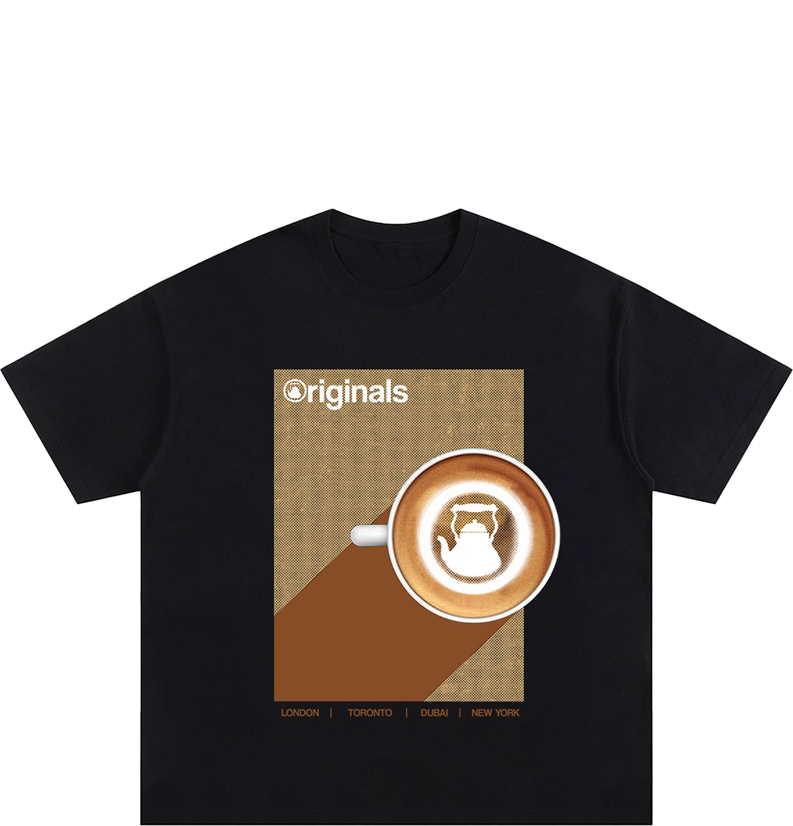 Across The Globe Tee - Black