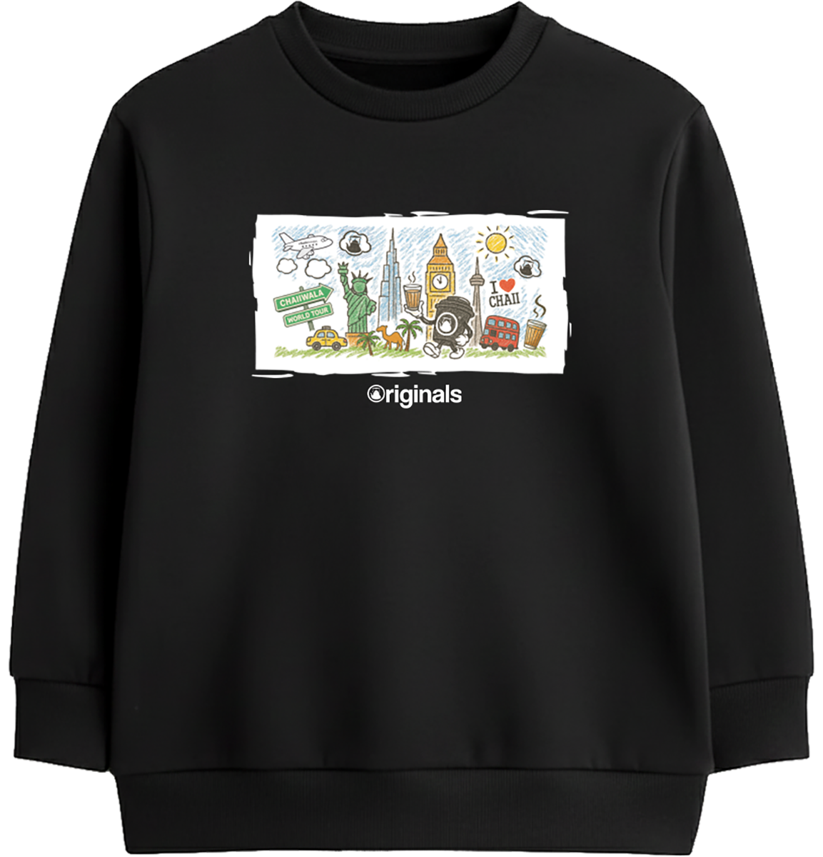 Wala Kids On Tour Sweatshirt - Black