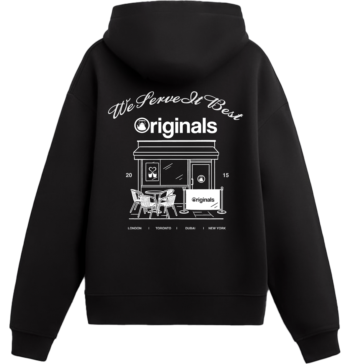 We Serve It Best Hoodie - Black