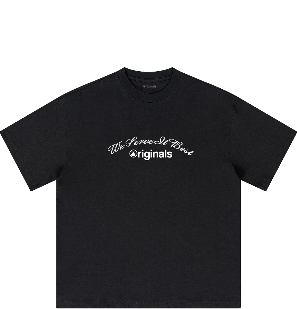 We Serve It Best Tee - Black