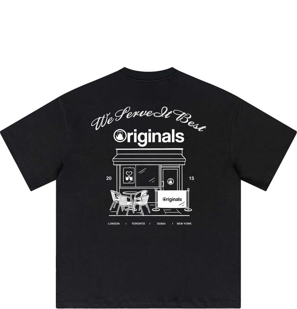 We Serve It Best Tee - Black