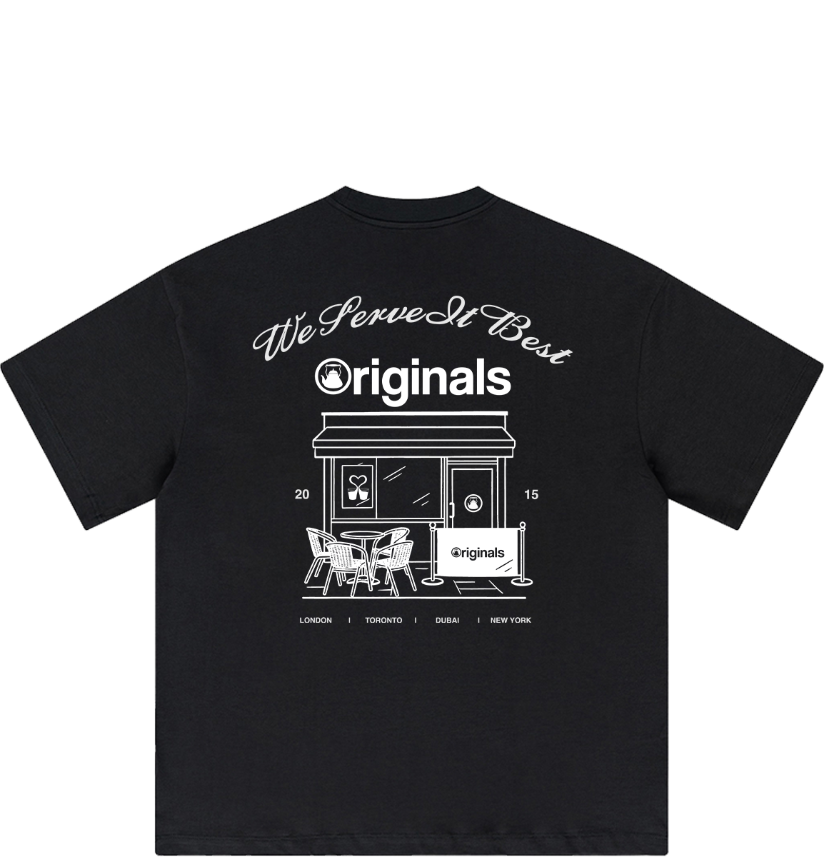 We Serve It Best Tee - Black