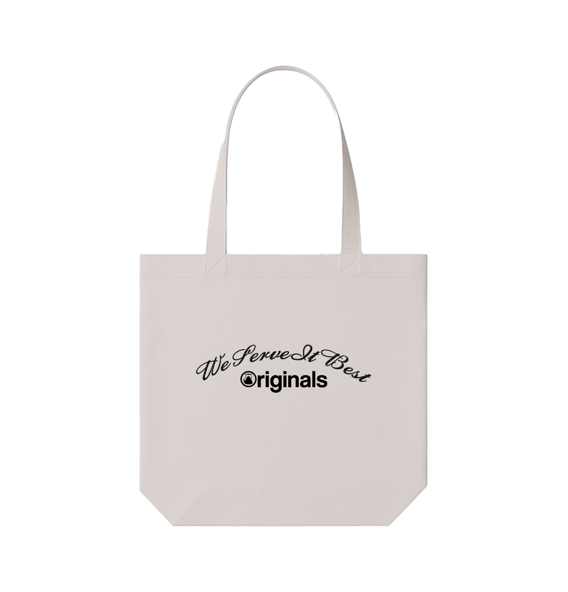 We Serve It Best Tote Bag - Ecru