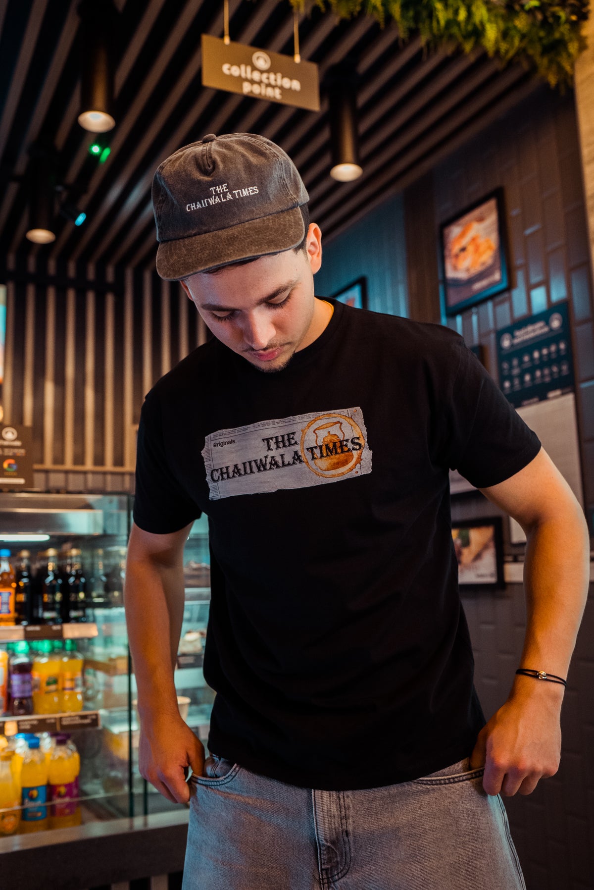 The Chaiiwala Times Tee - Black