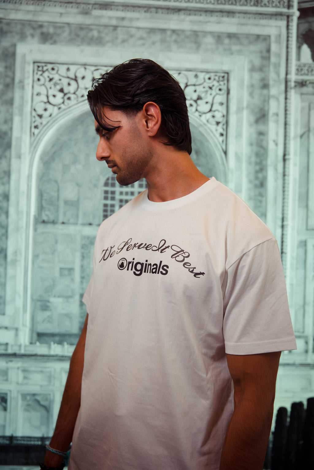 We Serve It Best Tee - White