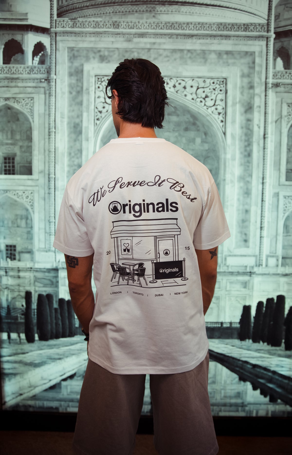 We Serve It Best Tee - White